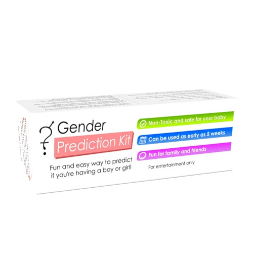 Gender Prediction Kit Baby Gender Prediction Test Kit - Early Pregnancy Prenatal Sex Test - Predict if Your Baby is a boy or Girl in Less Than a Minute from The Comfort of Your Home. Super Fun Gift for Reveal Party.