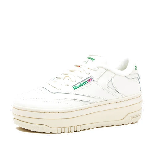 Reebok Womens Club C Extra Platform Sneakers