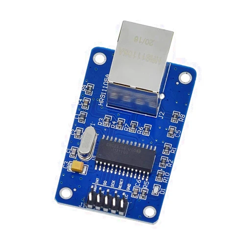 HiLetgo ENC28J60 ENC28J60-I/SO HR911105A Ethernet LAN Network Module SPI Interface 3.3V for Arduino AVR PIC LPC STM32