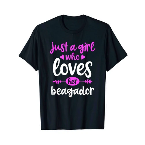 Angry Ant Graphics - Beagador Just a Girl Who Lovers Her Beagador T-Shirt