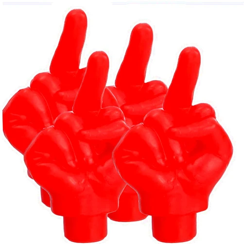MOBI FITNESS Tire Valve Stem Caps Cover, 4 Pcs Car Tire Caps, Universal Stem Covers for Cars Trucks Motorcycles SUVs and Bikes, Car Accessories (red)
