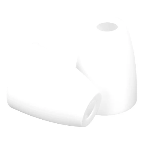Uonlytech Plastic White Lamp Shade Bell Shaped Light Fixture Frosted Light Cover Small Replacement Table Lampshade for Bedroom Living Room
