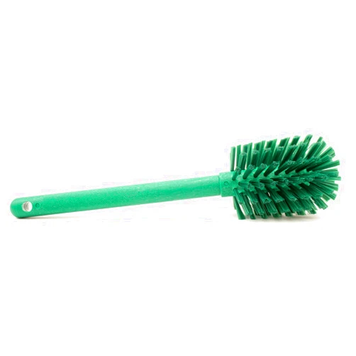 SPARTA Large Water Bottle Brush Ideal for Wide-Mouth Jars, Bottles and Tumblers, Dishwashing Tool with Handle for Home and Commercial Kitchens, Plastic, 12 Inches, Green