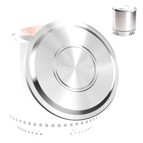 Lidereja Fire Pit Lid for Solo Stove Ranger, 15 Inch Stainless Steel Cover for Solo Stove Ranger smokeless firepit- Weather-Resistant Accessories for Protection and Tabletop Use