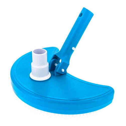 U.S. Pool Supply Weighted Half Moon Pool Vacuum Head - Swivel Hose Connection, Pole Handle - Above Ground, In-Ground Swimming Pools, Spas – Clean Remove Debris Vinyl Liner Floor, Wall, Corner Cleaner