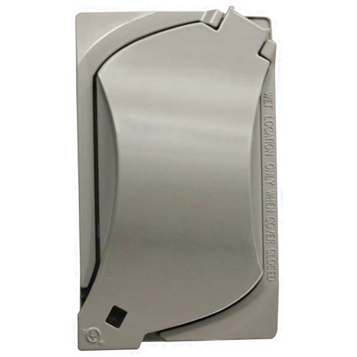 Sigma Electric, Gray Sigma Engineered Solutions, 14147 1-Gang Universal Weatherproof Cover, No Size