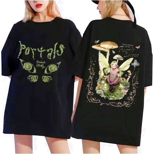 Qiaozai M-elanie Martinez Short Sleeve T Shirt Alternative Indie Music Graphic Tees