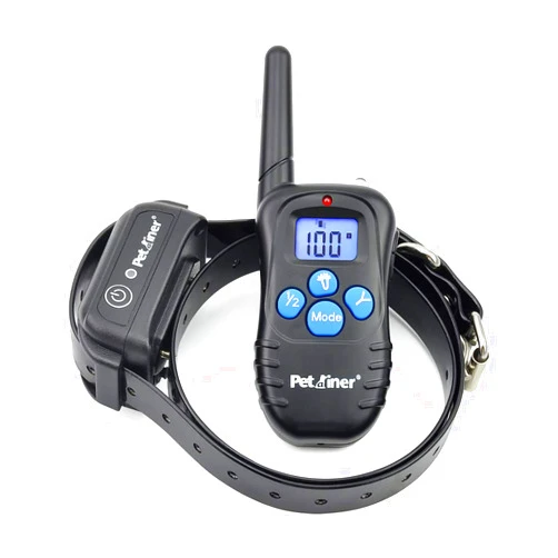 Petrainer Shock Collar for Dogs - Waterproof Rechargeable Dog Training E-Collar with 3 Safe Correction Remote Training Modes, Shock, Vibration, Beep for Dogs Small, Medium, Large