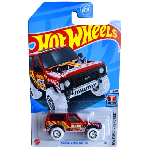 Matchbox Hot Wheels Nissan Patrol Custom, HW First Response 5/10 [red] 34/250