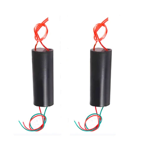 AEDIKO 2pcs High Voltage Generator Transformer DC 3.7V-6V to 50KV Pulse Generator Inverter Super Arc Pulse Ignition Coil Module