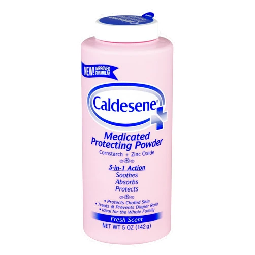 Caldesene Medicated Protecting Powder with Zinc Oxide & Cornstarch-Talc Free, 5 Ounce