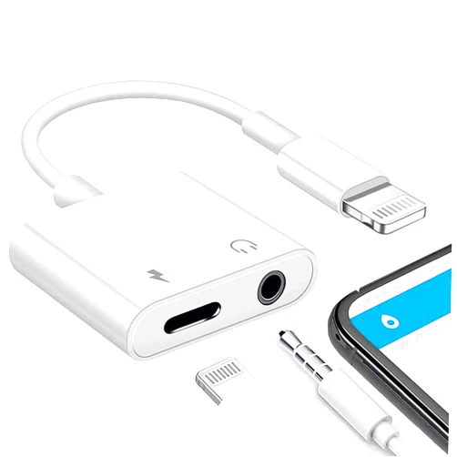 AKAVO Apple MFi Certified Lightning to 3.5mm Headphones Dongle Jack Adapter for iPhone,2 in 1 Charger and Aux Audio Splitter Adapter Compatible with iPhone 8 11 12 X XR XS Support All iOS System…