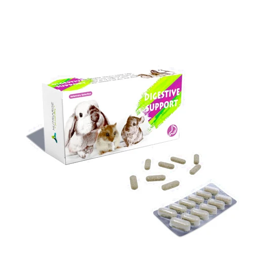 NUTRIARISE Digestive Support Grass-Based Supplement for Rabbit- High Fiber, Probiotics，Prevent GI Stasis, Promote Intestinal Motility and Minimize Intestinal Disease, 36 Tablets.