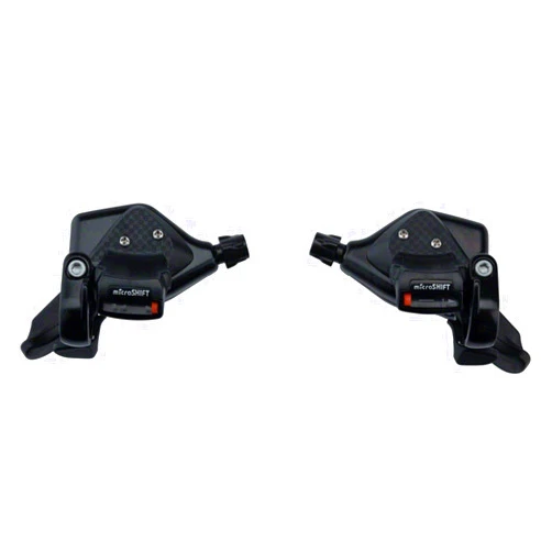 microSHIFT TS71 Thumb Tap Shifter Set 7-Speed Triple Optical Gear Indicator