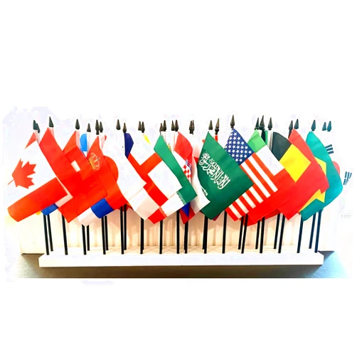 World Flags Direct WOMENS WORLD CUP 2023 SOCCER FLAGS - SET of 32 Polyester 4
