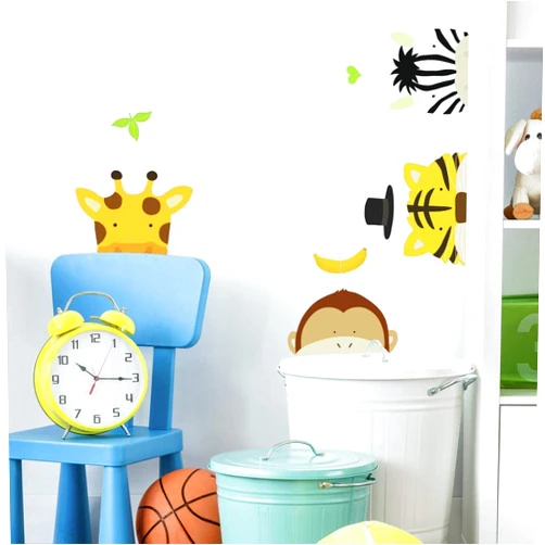 RoomMates RMK3898SCS Zoo Peel and Stick Wall Decals