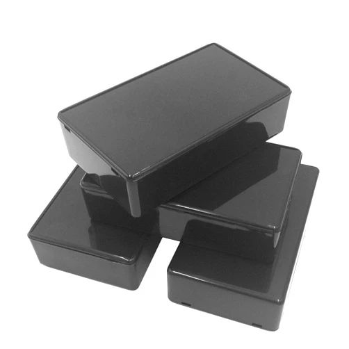 Onwon 5Pcs Black Waterproof Plastic Electric Project Case Junction Box 3.94 x 2.36 x 0.98 inches(100x60x25mm).