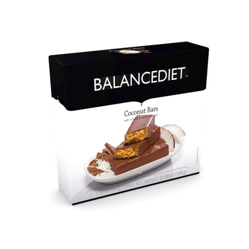 BalanceDiet™ | Protein Bar | 15g of Protein | Low Carb | 7 Bar Box (Coconut Crunch)