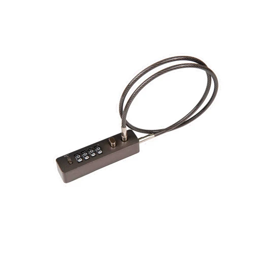 MD yongke Cable Lock is Made of Alloy Material, Durable and Flexible. Cables are Covered with PVC cladding to Prevent Scratches. 4 Digit Password, Strong Security (with Reset Function).