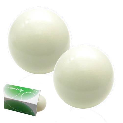 DONZWIYES 2 Pcs 57mm Pallino Ball Replacement for Bocce Ball Game and Boule Game,White Bocce Pallino Ball Replacement