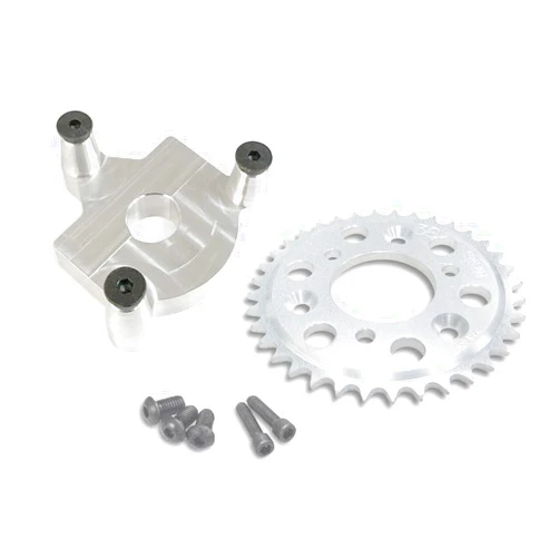 KingsMotorBikes 44 Tooth CNC Sprocket With Rear Wheel Hub Adapter (1.0)