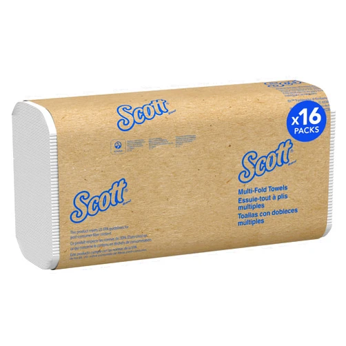 Scott Professional Scott Multifold Paper Towels (01804), with Absorbency Pockets™, 9.2