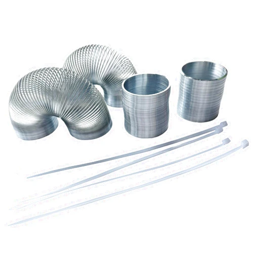 Cyy.lcm 4 Pieces Squirrel Proof Metal Spring Barrier Device Spring Guard Baffle Accessories Outdoor Bird Feeder Protects Hanging Spring Type Coil Poles Raccoon Proof (Silver，1.4“)