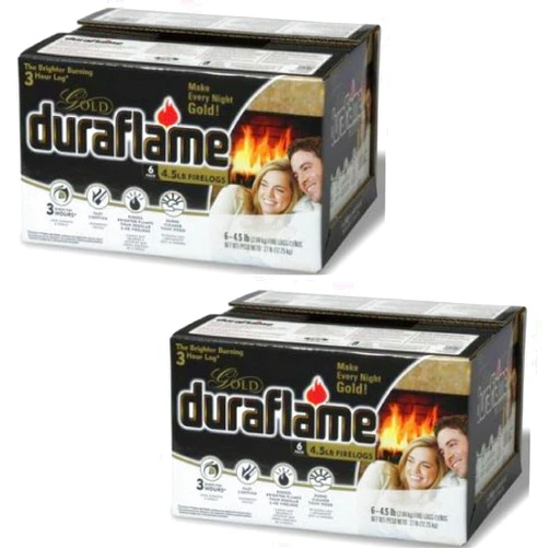 Duraflame 4577 Ultra-Premium Firelogs, 4.5-Pound, (12 Pack)