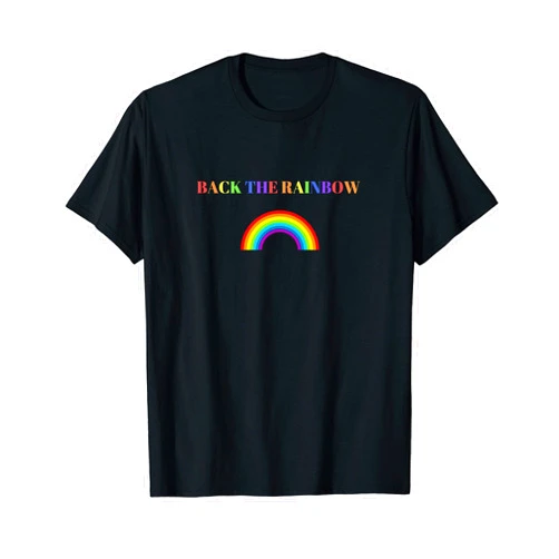 KAIJAYS Gay Pride/LGBTQ Rainbow Novelty Shirt
