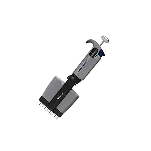 Denville Scientific P3975-9-B Ultra EZpette 8-Channel High Precision Digital Pipettor, 5-50µl Volume