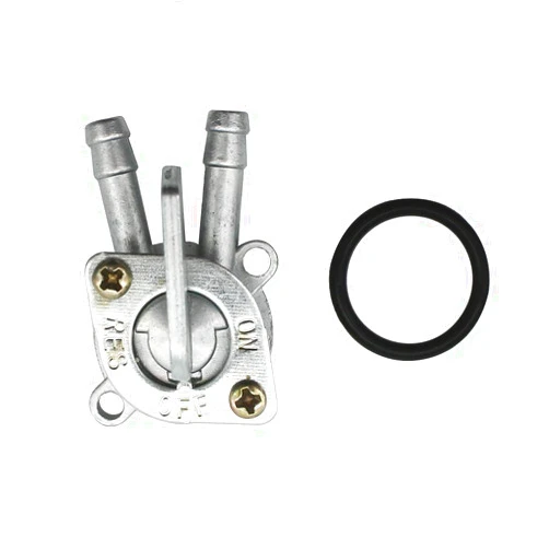 KIPA Gas fuel valve petcock for CT70 CT90 CT110 Passport Mini Trail 1970-1979 ATC110 ATC125M 1979-1985 TRX125 1984-1986 TRX70 1986-1987 ATV ON OFF Res Switch 3-Positon with mounting rubber seal