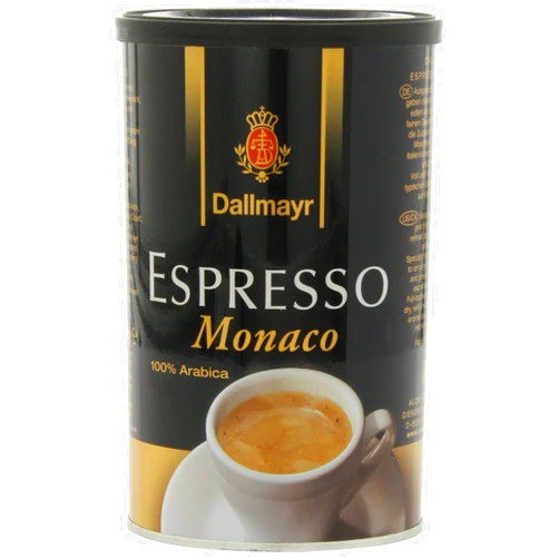 Dallmayr Gourmet Coffee, Espresso Monaco (Ground), 7-Ounce Tins (Pack of 4)