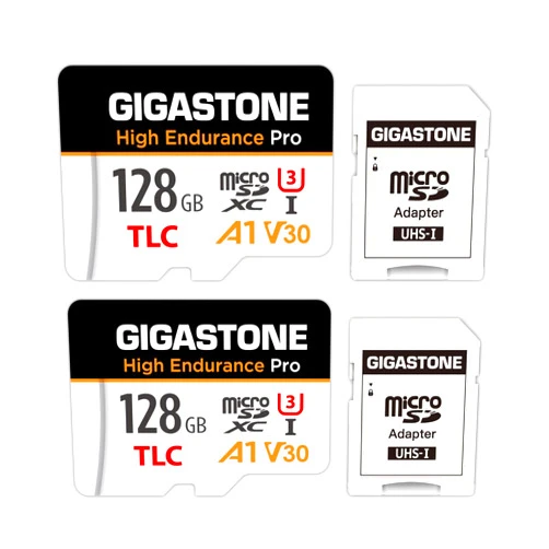 Gigastone [5-Yrs Free Data Recovery] GIGASTONE 128GB 2-Pack Micro SD Card, High Endurance Pro Series Speed Up to 100MB/s, Compatible with REDTIGER Rove VIOFO VANTRUE PRUVEEO Dash Cam, MicroSDXC UHS-I A1 V30 U3
