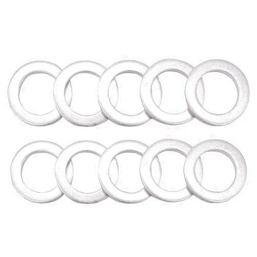 AOIT M14 Oil Drain Plug Gaskets Crush Washers Seals Rings Compatible with Hon da Yamaha Triumph Kawasaki Suzuki, Used for Oil Change, 10 Pack