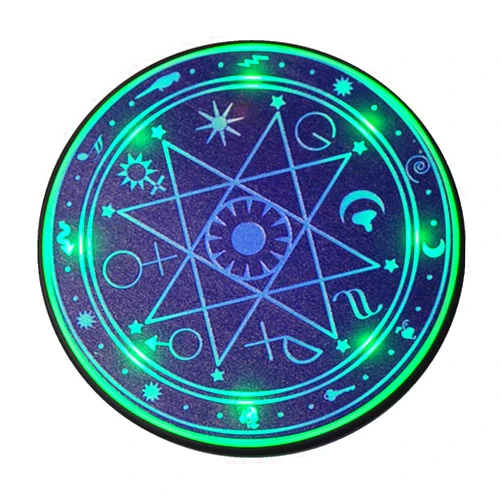 Duanduan Magic Faster Wireless Charger 10W Wireless Charger Black Ultra Slim Qi-Certified，Universal Wireless Charging Station Pad Compatible for Smart Phones and Other QI Devices(No Adapter，1 Pack)