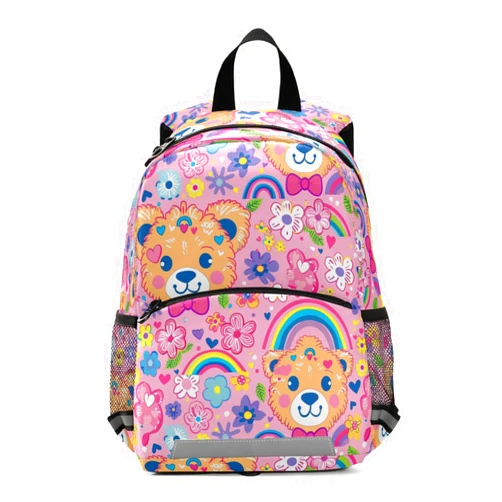 ALAZA Cute Cartoon Bear Toddler Backpack for Boys Girls Preschool Bag