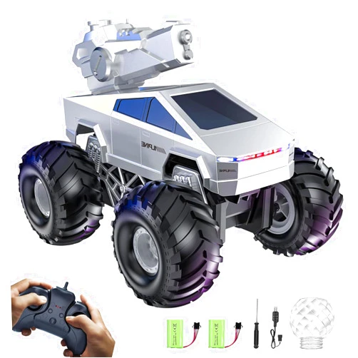 WUUPCKY 1:16 Monster Truck Toys,4WD Waterproof Remote Control car RC Cars for All Terrain, 2.4GHz Remote Control Monster Truck with Water Squirt,Amphibious Remote Control car boy Toys Age 6-8
