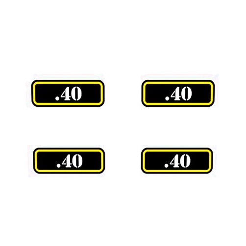 Blubbel fagraphix (4X) .40 Ammo Can Sticker Set Decal Molon Labe Bullet 40 Type 2 FA Vinyl