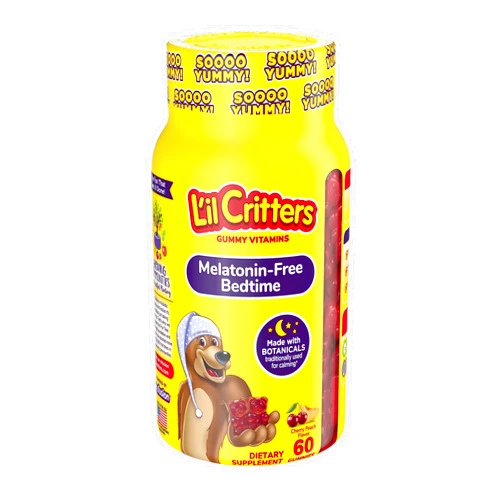 Lil Critters L’il Critters Melatonin-Free Bedtime Dietary Supplement for Kids, 60 Gummies