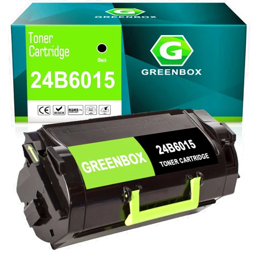 GREENBOX Compatible 24B6015 Toner Cartridge Replacement for Lexmark 24B6015 Toner Cartridge for Lexmark M5155 M5163 XM5163 M5170 XM5170 Printer (1 Black, 35,000 Pages)