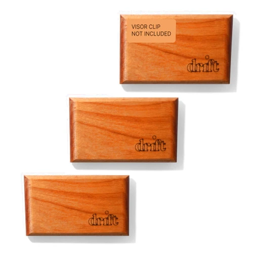 Drift Car Air Freshener - Wood Air Freshener - Car Odor Eliminator - Teak Scent Refill - Pack of 3