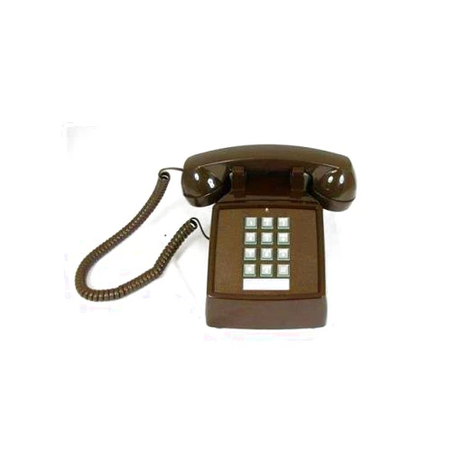 Cortelco ITT-2500-V-BR 250045-VBA-20M Desk w/ Volume - Brown - NEW - Retail - ITT-2500-V-BR