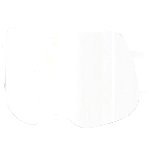 3M Pro 3M 06-0700-54 8'' X 4 1/4'' Clear Replacement Wide-View Anti-Fog Grinding Visor for Use with Speedglas, 9100 FX and 9100 FX-Air Welding Helmet (5/EA)