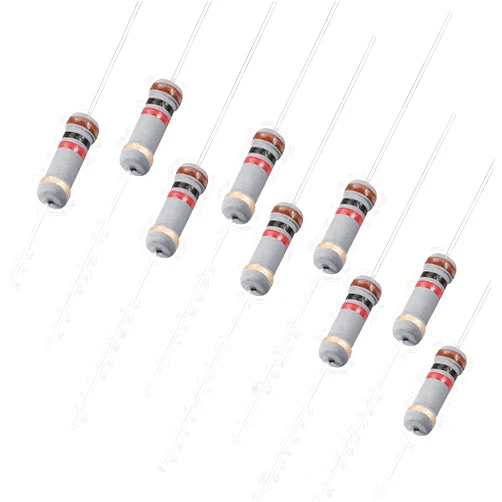 uxcell 100Pcs 1K Ohm Resistor, 1W 5% Tolerance Carbon Film Resistors, 4 Bands for DIY Electronic Projects and Experiments