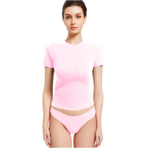 Abonlen Crewneck Short Sleeve T Shirts for Women Fitted Basic TeesY2k Going Out Tops