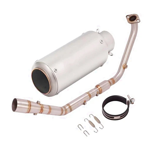 YJDCTX Exhaust System Motorcycle Full Systems Exhaust Pipe Connect Modified Front Pipe For Y&amaha XSR125 Xsr125 XSR 125 2020-2022(Type A)