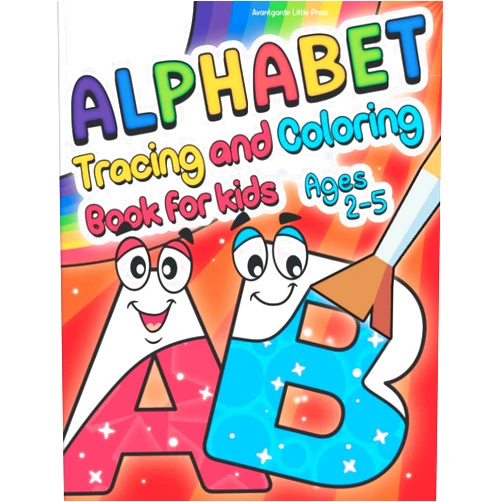 Avantgarde Little Press Alphabet Tracing and Coloring Book for Kids ages 2-5: BIG ABC Activity Workbook for Kindergarten