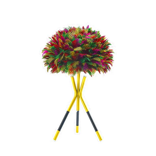Susisang Modern Gold Feather Table Lamp 14.96