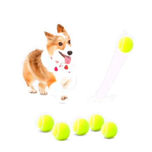 MEKAPLE 6 Pack Mini Tennis Balls for Pet Playing Fecth, 2 inch Dog Training Tennis Balls for Small Size Dogs, Interactive Dog Playing Balls Fits 2 inch Dog Ball Launchers…