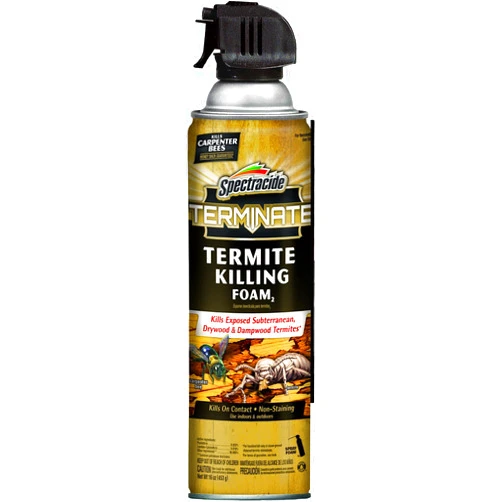 Spectracide Terminate Termite Killing Foam, Kills Exposed Subterranean, Drywood and Dampwood Termites On Contact, for Insects, 16 fl Ounce